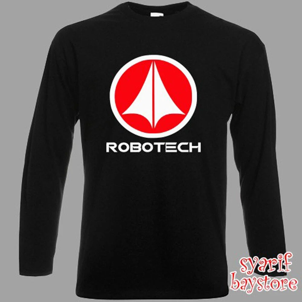 Robotech Anime Cartoon Men's Black Size S to 3XL Unisex T-shirt, Sweatshirt, Hoodie, Long Sleeve Tee - T-Shirt, Sweatshirt, Hoodie
