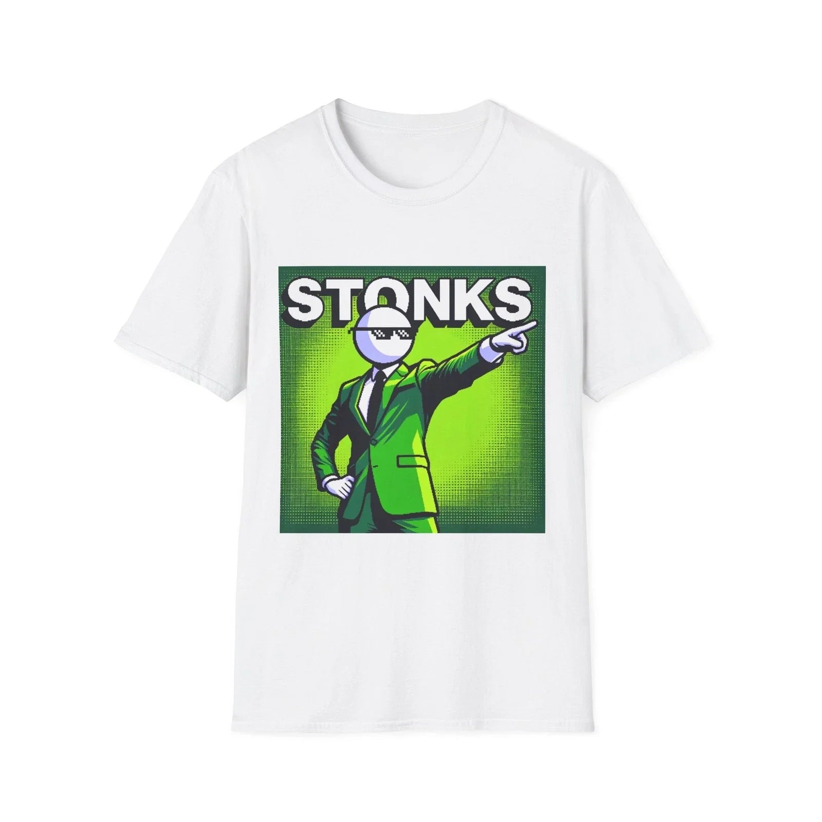 Stonks Only Go Up Funny Trader Tee Unisex T-shirt, Sweatshirt, Hoodie, Long Sleeve Tee - T-Shirt, Sweatshirt, Hoodie