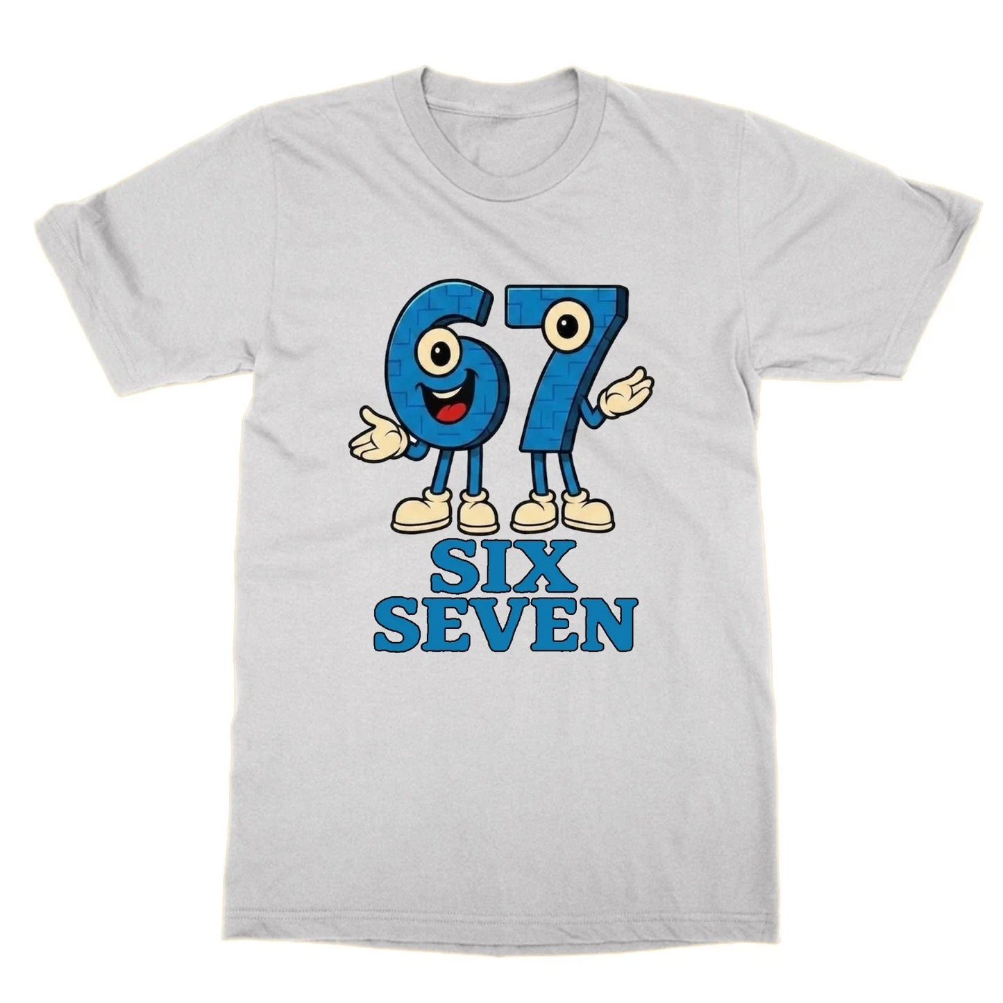 Six Seven 67 Funny Meme Internet Joke tshirt Unisex T-shirt, Sweatshirt, Hoodie, Long Sleeve Tee - T-Shirt, Sweatshirt, Hoodie