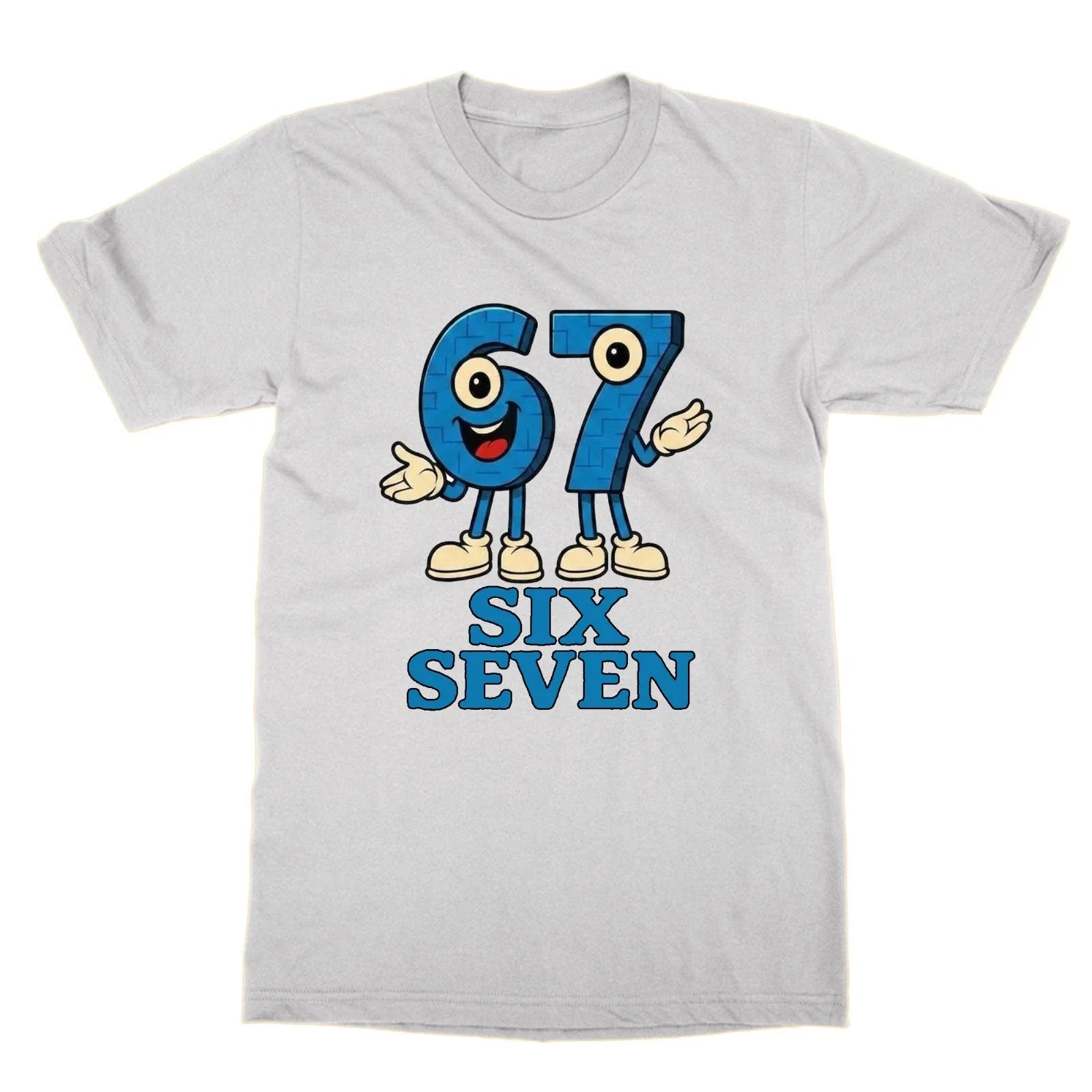 Six Seven 67 Funny Meme Internet Joke tshirt Unisex T-shirt, Sweatshirt, Hoodie, Long Sleeve Tee - T-Shirt, Sweatshirt, Hoodie