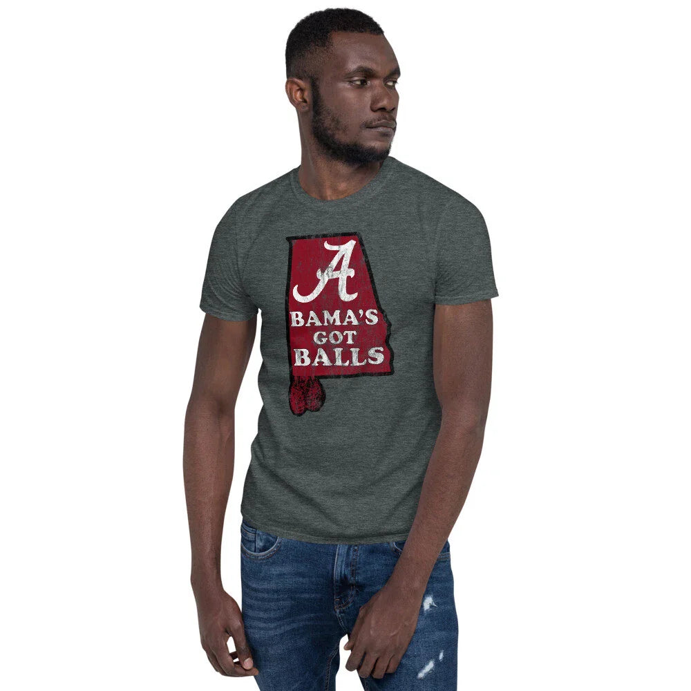 Bama's Got BALLS Alabama Football T-Shirt State College Humor Game Day Tailgate Unisex T-shirt, Sweatshirt, Hoodie, Long Sleeve Tee - T-Shirt, Sweatshirt, Hoodie