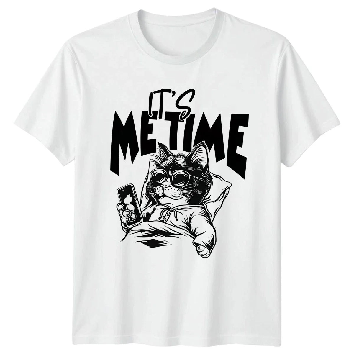 Its Me Time T-Shirt Cat Owner Pets Humor Birthday Gift For Him And Her Unisex T-shirt, Sweatshirt, Hoodie, Long Sleeve Tee - T-Shirt, Sweatshirt, Hoodie