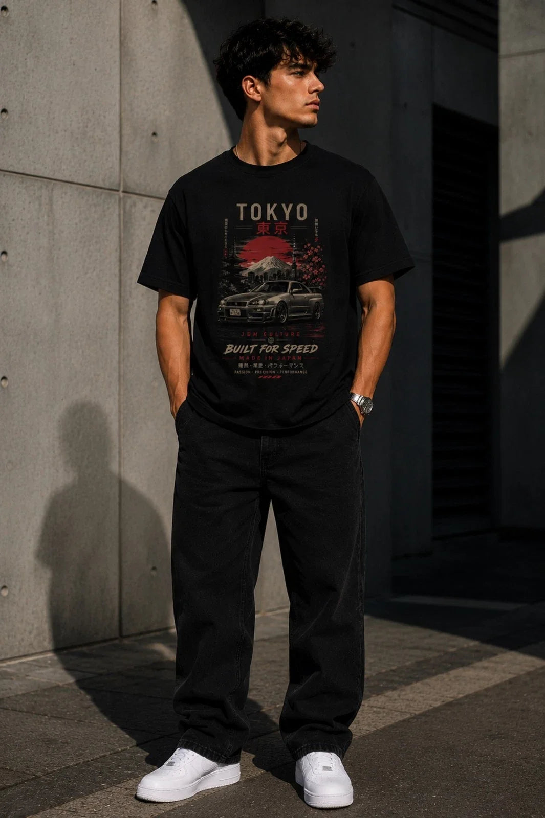 Tokyo JDM Culture Built For Speed Premium Streetwear T-Shirt Unisex T-shirt, Sweatshirt, Hoodie, Long Sleeve Tee - T-Shirt, Sweatshirt, Hoodie
