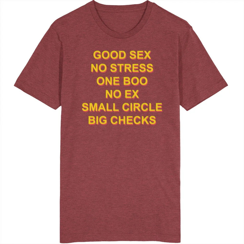 Big Checks Quote Funny Life T Shirt Unisex T-shirt, Sweatshirt, Hoodie, Long Sleeve Tee - T-Shirt, Sweatshirt, Hoodie