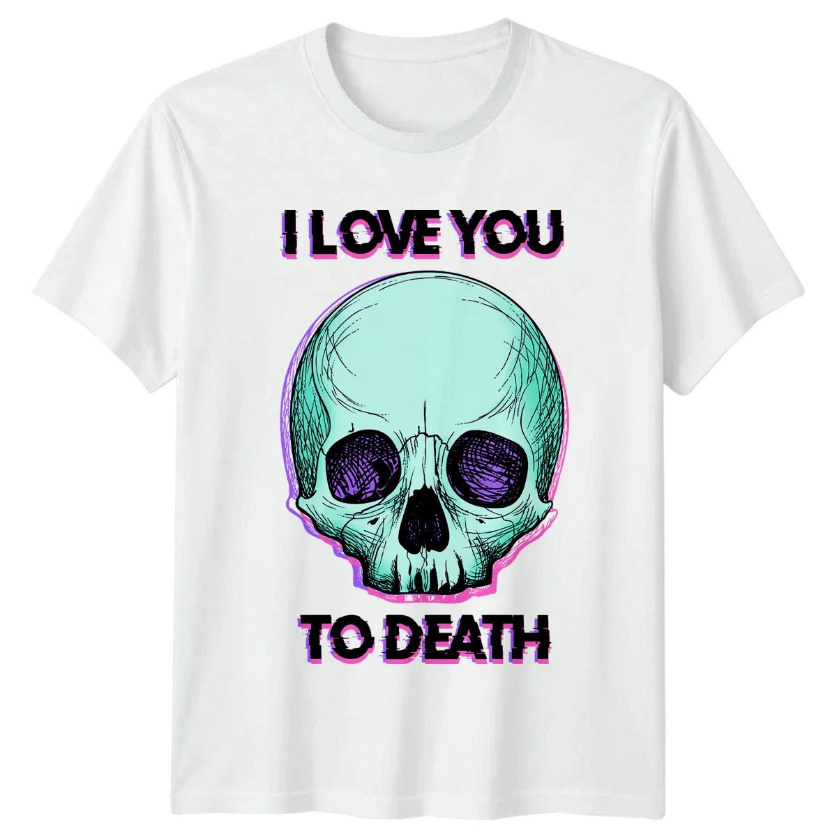 I Love You To Death T-Shirt Pastel Goth Valentines Apparel Valentines Day Unisex T-shirt, Sweatshirt, Hoodie, Long Sleeve Tee - T-Shirt, Sweatshirt, Hoodie