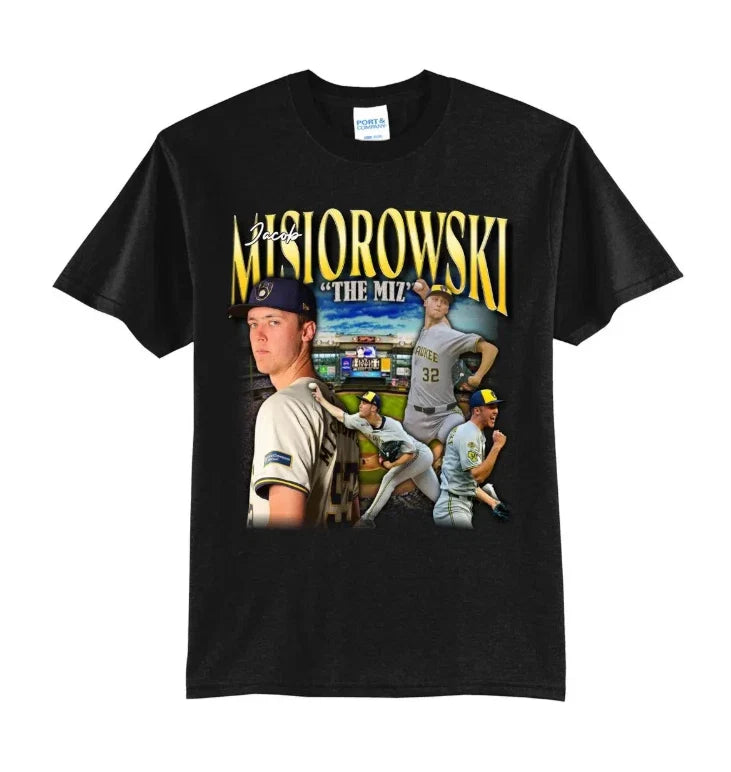 Jacob Misiorowski Shirt Unisex T-shirt, Sweatshirt, Hoodie, Long Sleeve Tee - T-Shirt, Sweatshirt, Hoodie