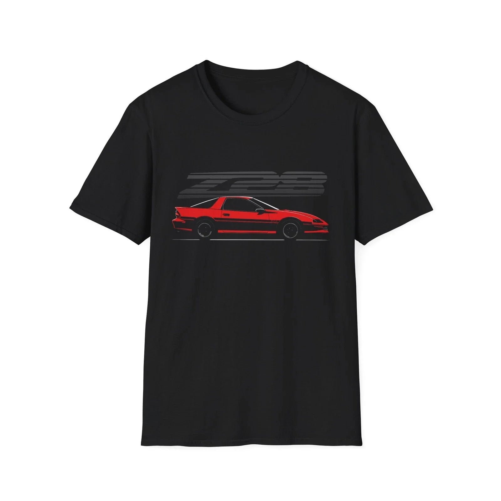Chevy Camaro Z28 T-Shirt Red Third Gen Muscle Car Tee 80s 90s Classic LS1 F-Body Unisex T-shirt, Sweatshirt, Hoodie, Long Sleeve Tee - T-Shirt, Sweatshirt, Hoodie