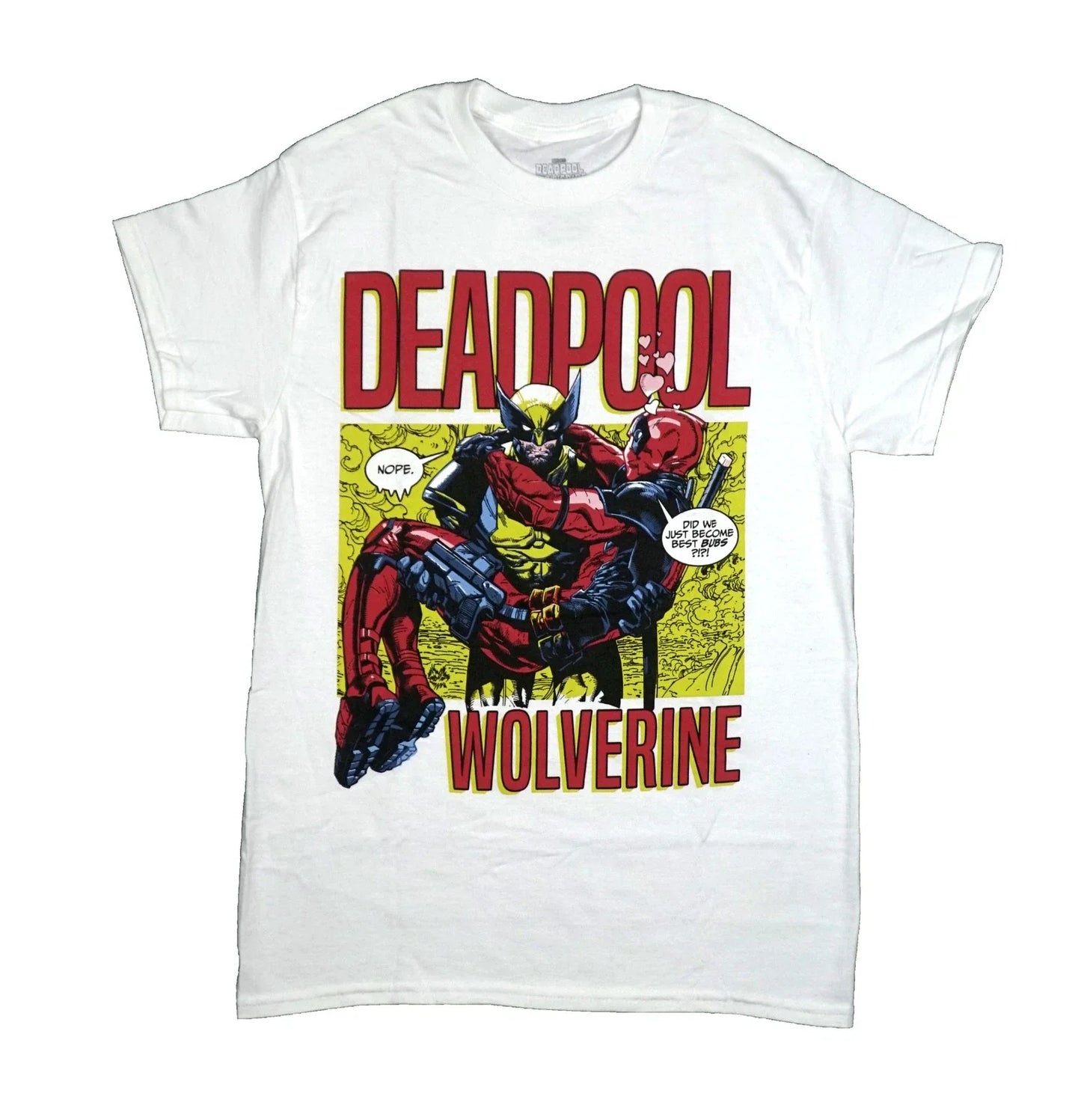 Deadpool & Wolverine New Adult T-Shirt - Did We Just Become Best Buds Unisex T-shirt, Sweatshirt, Hoodie, Long Sleeve Tee - T-Shirt, Sweatshirt, Hoodie