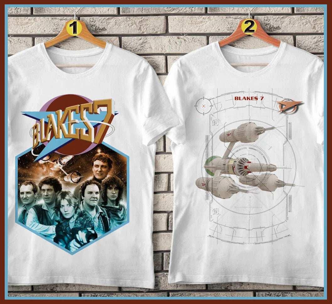 Blakes 7 fan Tshirt tribute, Blake's 7 Brit vintage Sci Fi Classic. Seek locate Unisex T-shirt, Sweatshirt, Hoodie, Long Sleeve Tee - T-Shirt, Sweatshirt, Hoodie