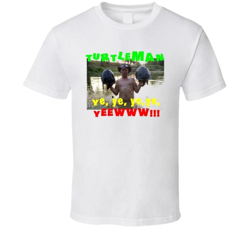 Kentucky Turtle man Yell Ye Ye Yew Redneck Youtube turtleman T Shirt Unisex T-shirt, Sweatshirt, Hoodie, Long Sleeve Tee - T-Shirt, Sweatshirt, Hoodie