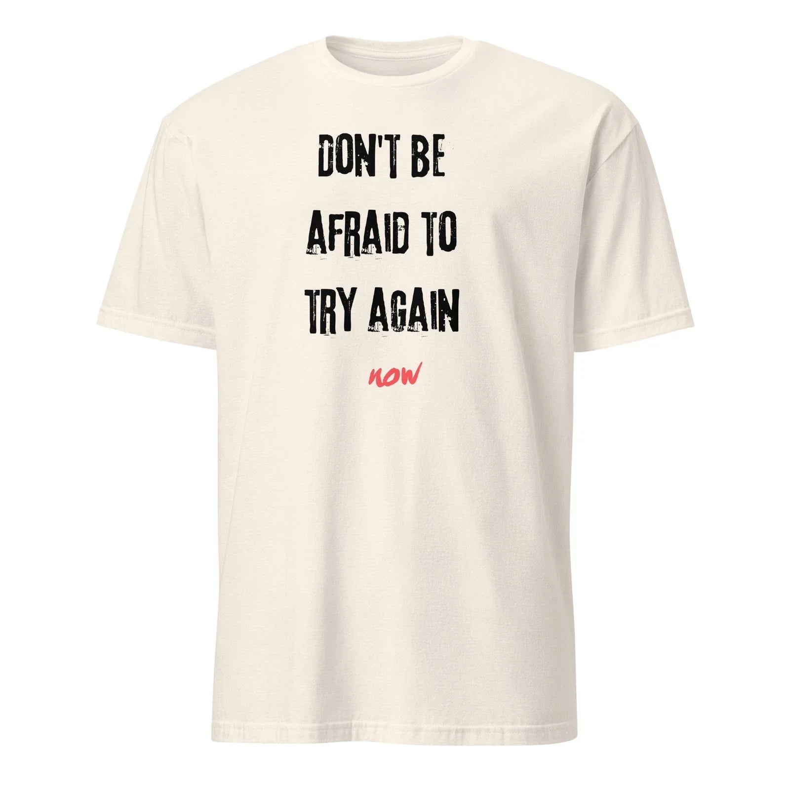 Camiseta Retro Don't Be Afraid To Try Again | Camiseta Motivadora Vintage Unisex T-shirt, Sweatshirt, Hoodie, Long Sleeve Tee - T-Shirt, Sweatshirt, Hoodie