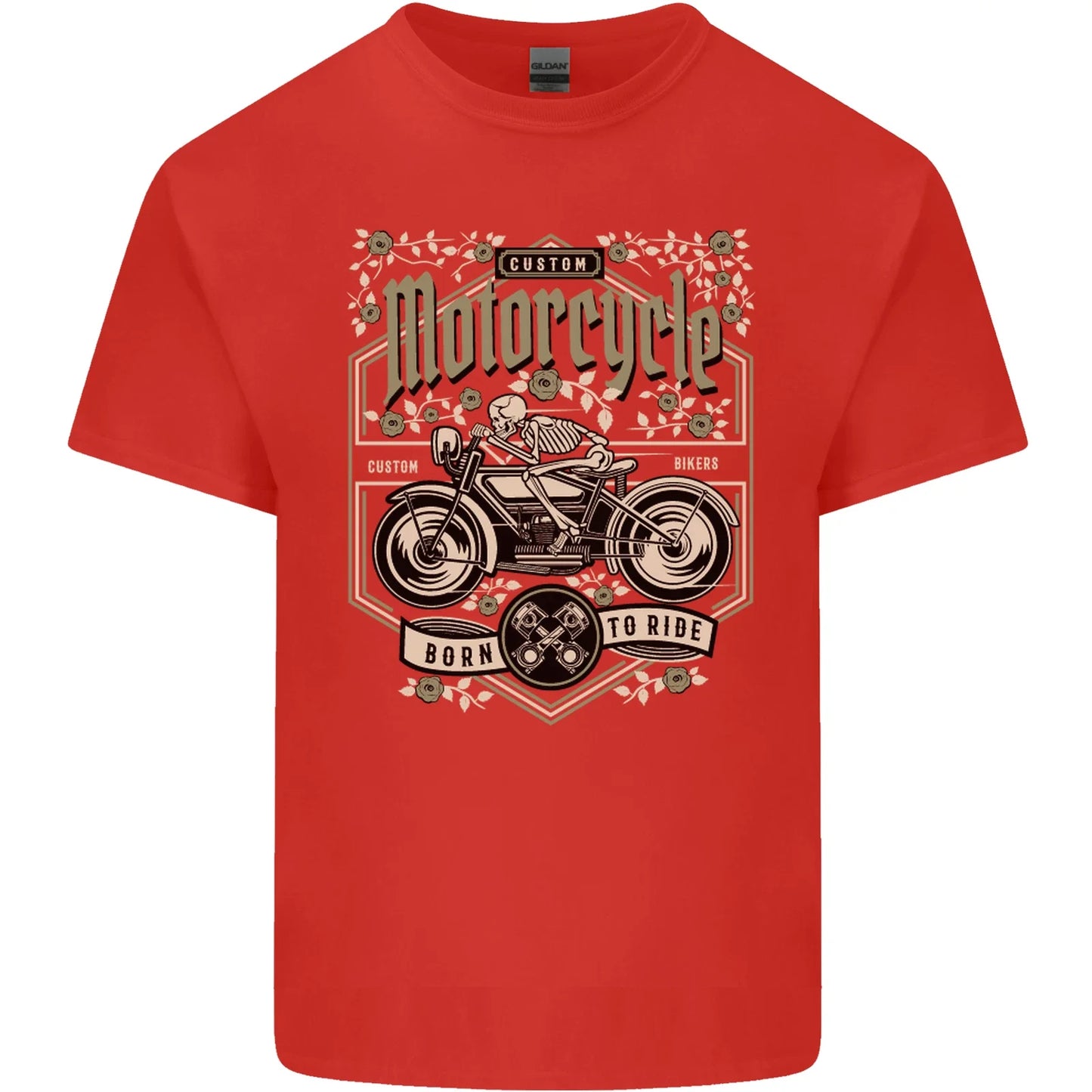 Custom Motorcycle Biker Motorbike Mens Light Cotton T-Shirt Unisex T-shirt, Sweatshirt, Hoodie, Long Sleeve Tee - T-Shirt, Sweatshirt, Hoodie