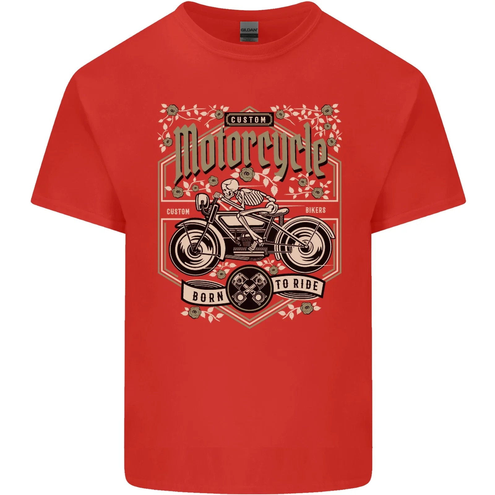 Custom Motorcycle Biker Motorbike Mens Light Cotton T-Shirt Unisex T-shirt, Sweatshirt, Hoodie, Long Sleeve Tee - T-Shirt, Sweatshirt, Hoodie