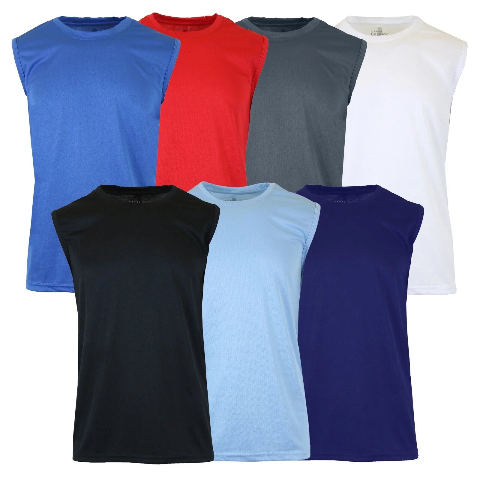 Men's Moisture Wicking Crew Neck Muscle Tee Gym TAGLESS (S-2XL ) NWT FREE SHIP Unisex T-shirt, Sweatshirt, Hoodie, Long Sleeve Tee - T-Shirt, Sweatshirt, Hoodie