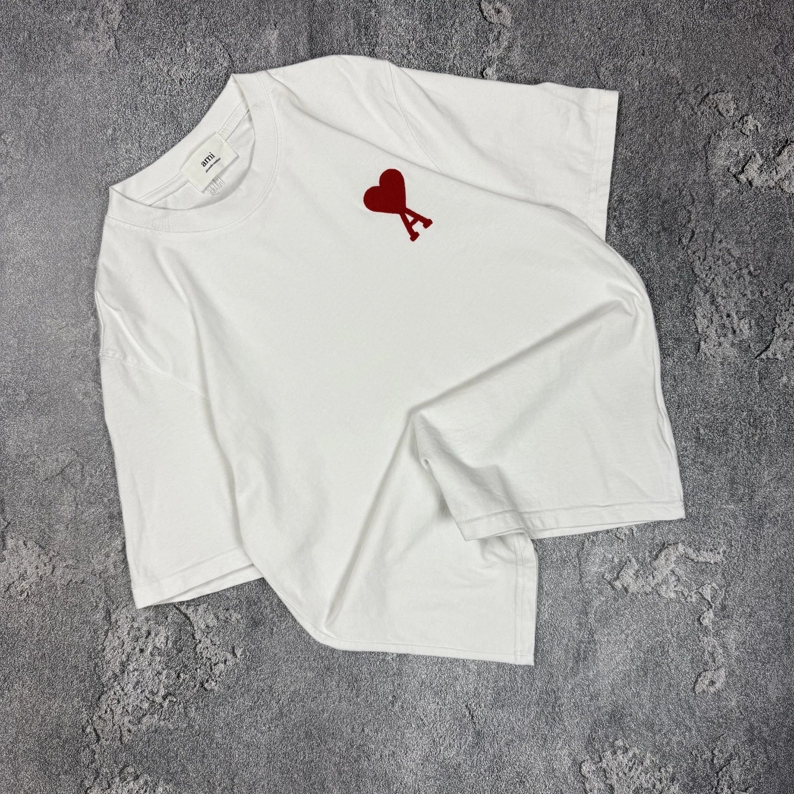Ami Heart Logo T Shirt Vintage Luxury Alexandre Mattiussi Unisex T-shirt, Sweatshirt, Hoodie, Long Sleeve Tee - T-Shirt, Sweatshirt, Hoodie