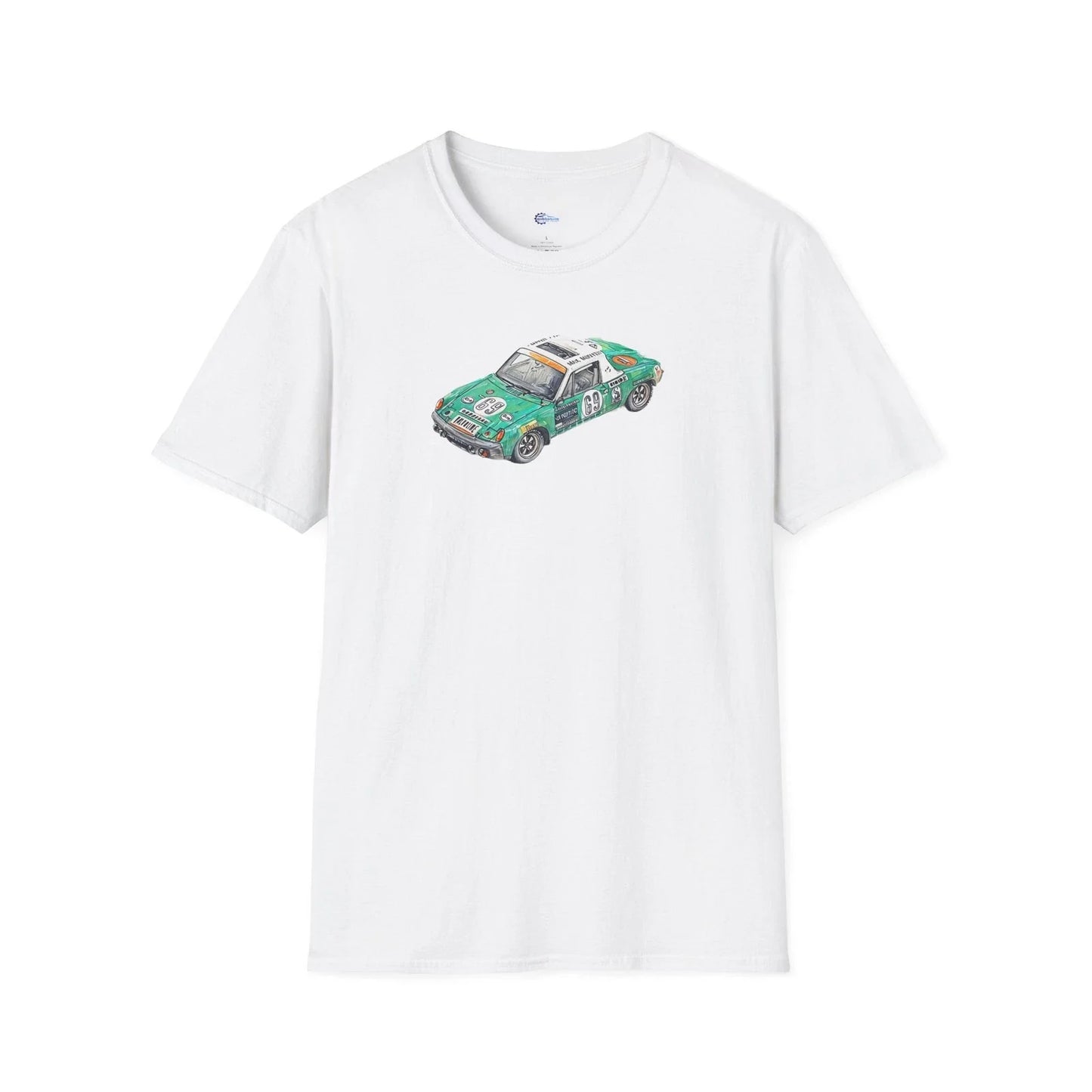 Vintage Porsche 914 Softstyle T-Shirt - 24 Hours of Le Mans Design, Sketch Art Unisex T-shirt, Sweatshirt, Hoodie, Long Sleeve Tee - T-Shirt, Sweatshirt, Hoodie