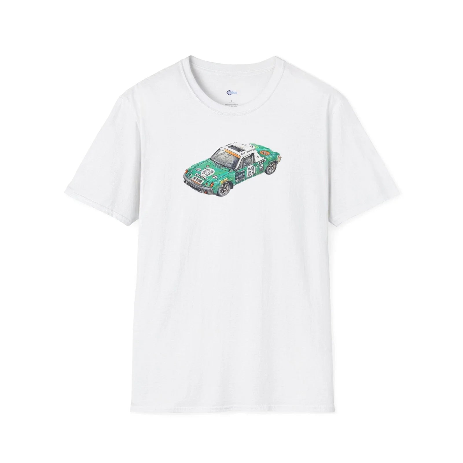 Vintage Porsche 914 Softstyle T-Shirt - 24 Hours of Le Mans Design, Sketch Art Unisex T-shirt, Sweatshirt, Hoodie, Long Sleeve Tee - T-Shirt, Sweatshirt, Hoodie
