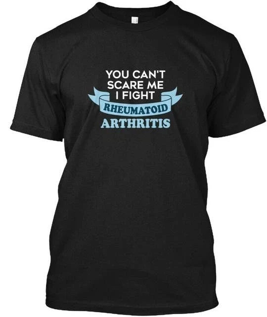 Rheumatoid Arthritis T-Shirt Made in the USA Size S to 5XL Unisex T-shirt, Sweatshirt, Hoodie, Long Sleeve Tee - T-Shirt, Sweatshirt, Hoodie