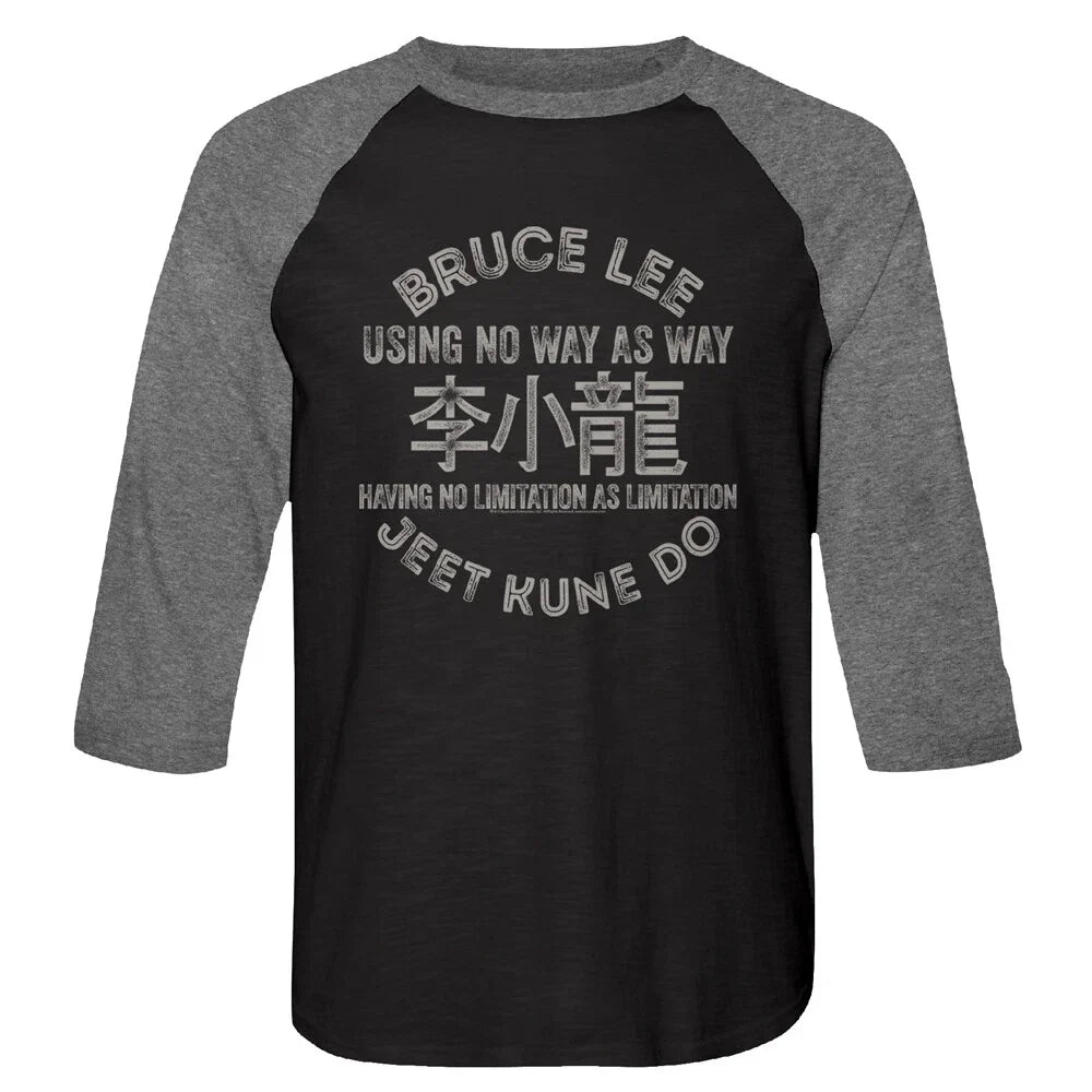 Bruce Lee Martial Arts Legend Using No Way As Way Men's Raglan T Shirt Unisex T-shirt, Sweatshirt, Hoodie, Long Sleeve Tee - T-Shirt, Sweatshirt, Hoodie