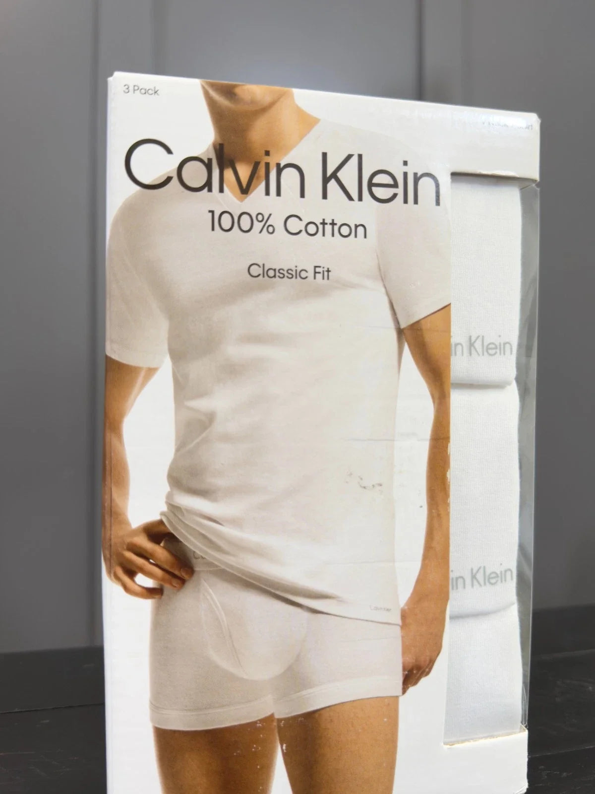 NWT Calvin Klein 3-Pack Classic Fit V-Neck T-Shirts White Men's M 100% Cotton Unisex T-shirt, Sweatshirt, Hoodie, Long Sleeve Tee - T-Shirt, Sweatshirt, Hoodie