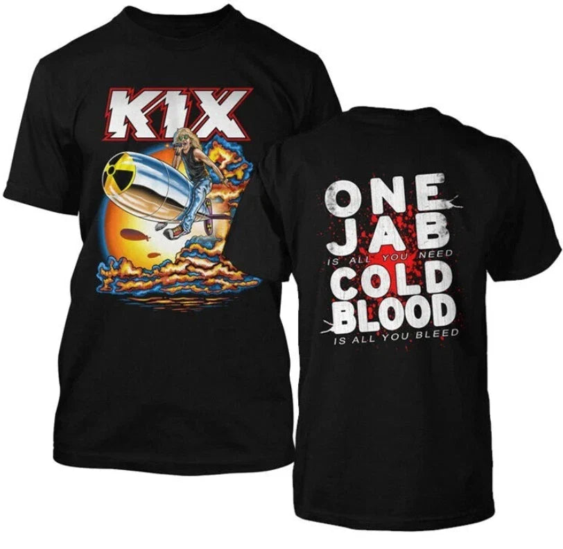 Vintage Is All You Need Kix Band Shirt 2 Sides Classic Black Unisex S-5XL Unisex T-shirt, Sweatshirt, Hoodie, Long Sleeve Tee - T-Shirt, Sweatshirt, Hoodie