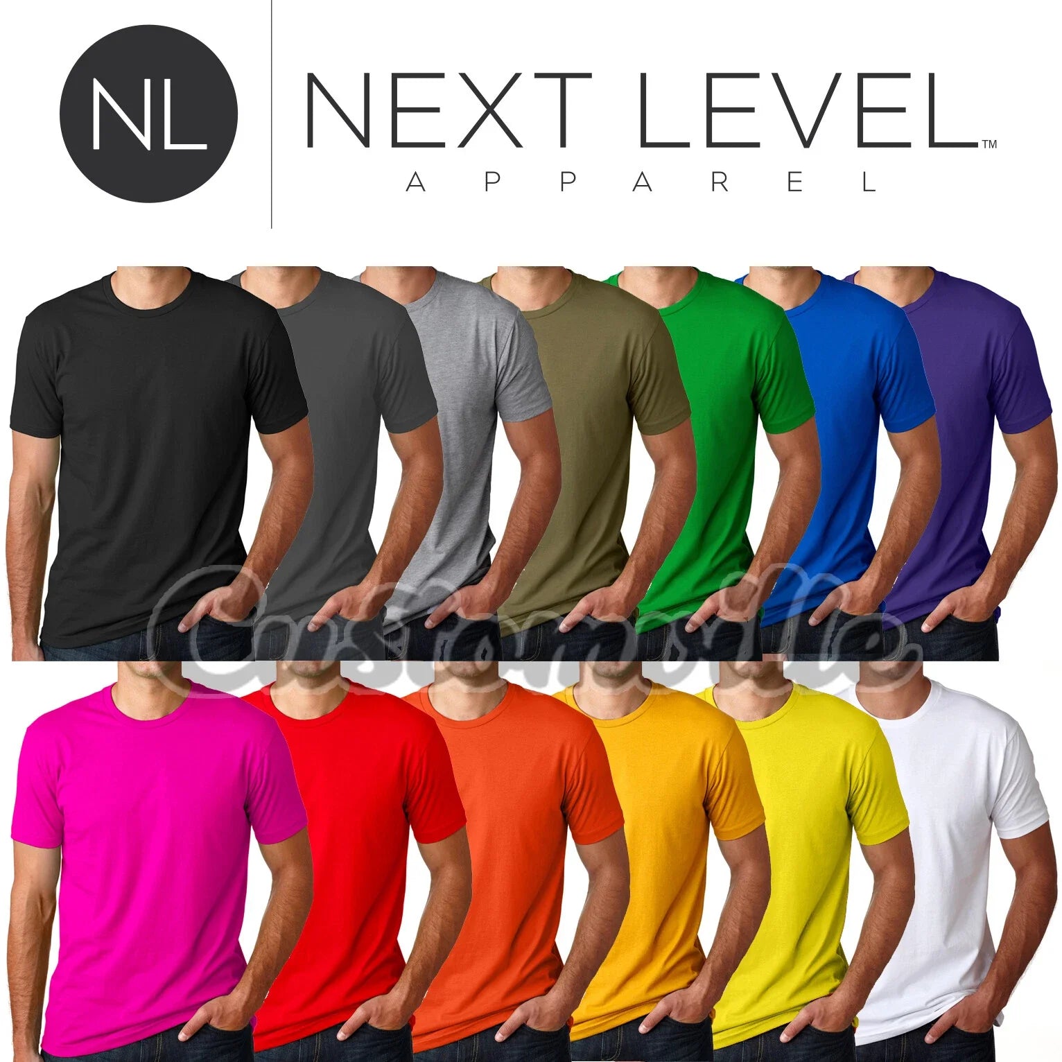 Next Level Apparel Premium Crew Neck T shirt Men's Unisex basic soft plain 3600 Unisex T-shirt, Sweatshirt, Hoodie, Long Sleeve Tee - T-Shirt, Sweatshirt, Hoodie