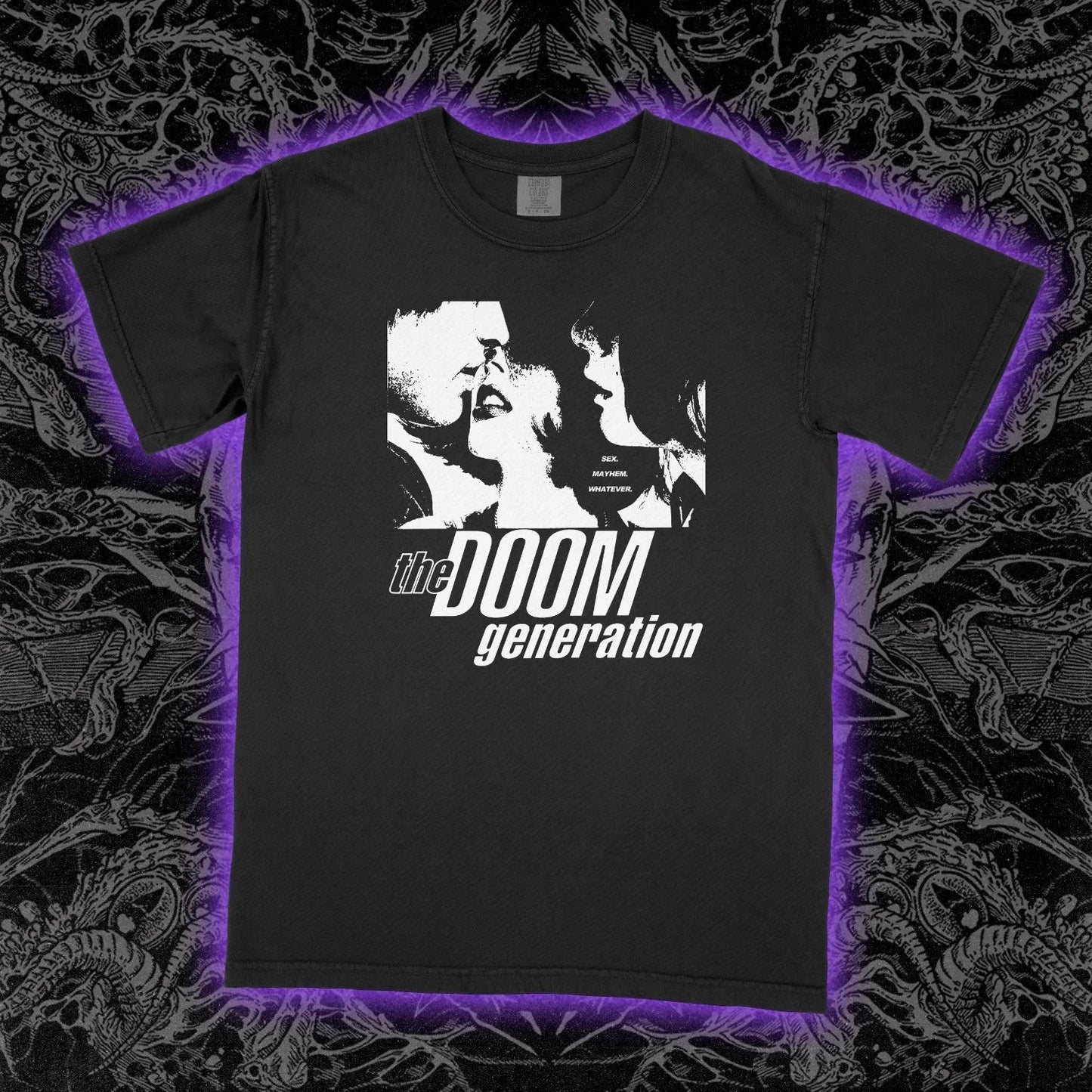 Doom Generation T-Shirt 90s Cult Film Gregg Araki Graphic Tee Dark Aesthetic Unisex T-shirt, Sweatshirt, Hoodie, Long Sleeve Tee - T-Shirt, Sweatshirt, Hoodie