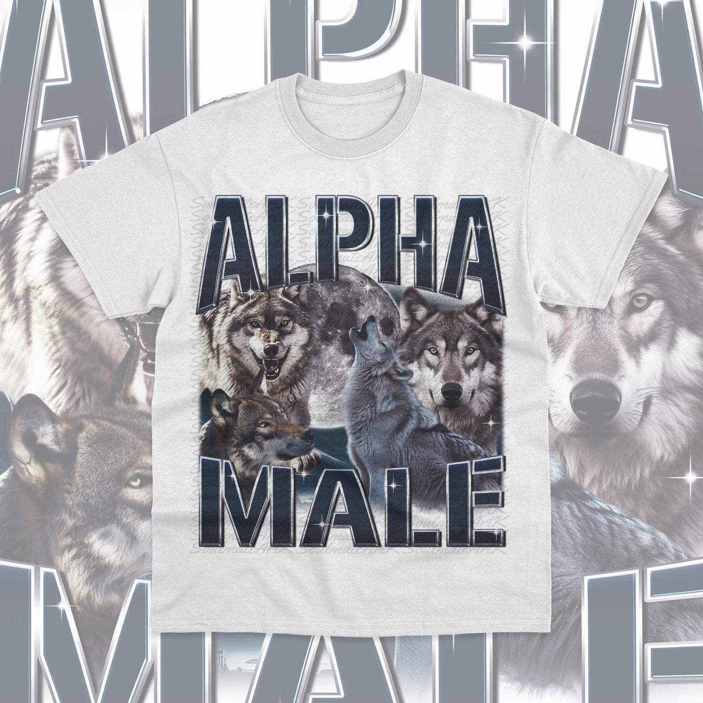 Alpha Male Wolf T-Shirt Unisex Animal Wolves Pack Alpha Male Sweater Hoodie Tee Unisex T-shirt, Sweatshirt, Hoodie, Long Sleeve Tee - T-Shirt, Sweatshirt, Hoodie