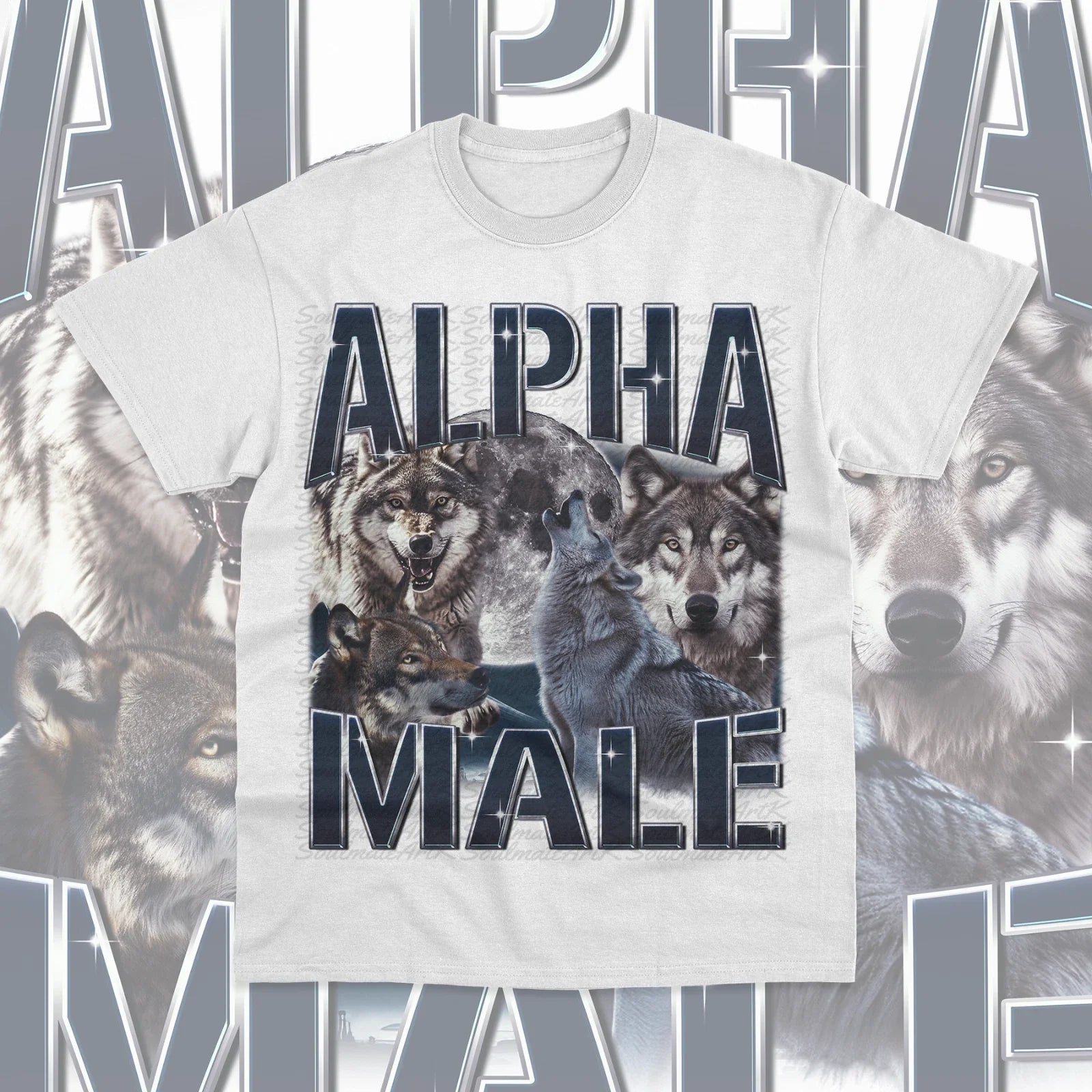 Alpha Male Wolf T-Shirt Unisex Animal Wolves Pack Alpha Male Sweater Hoodie Tee Unisex T-shirt, Sweatshirt, Hoodie, Long Sleeve Tee - T-Shirt, Sweatshirt, Hoodie