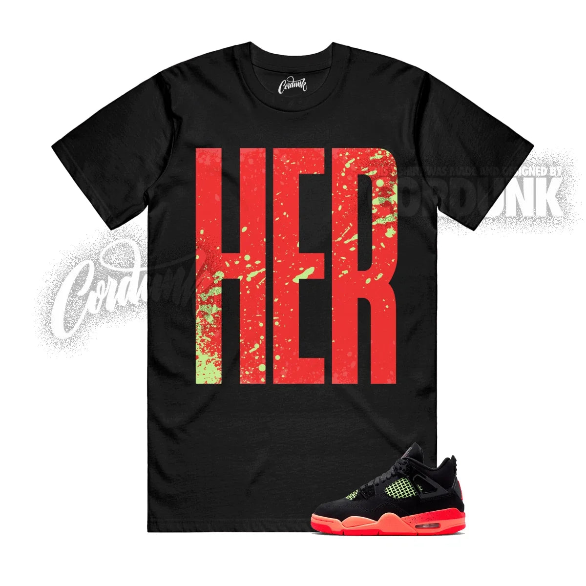 4 Black Infrared Barely Volt Infrared Bright Mango 23 T Shirt Match HERTALL Unisex T-shirt, Sweatshirt, Hoodie, Long Sleeve Tee - T-Shirt, Sweatshirt, Hoodie