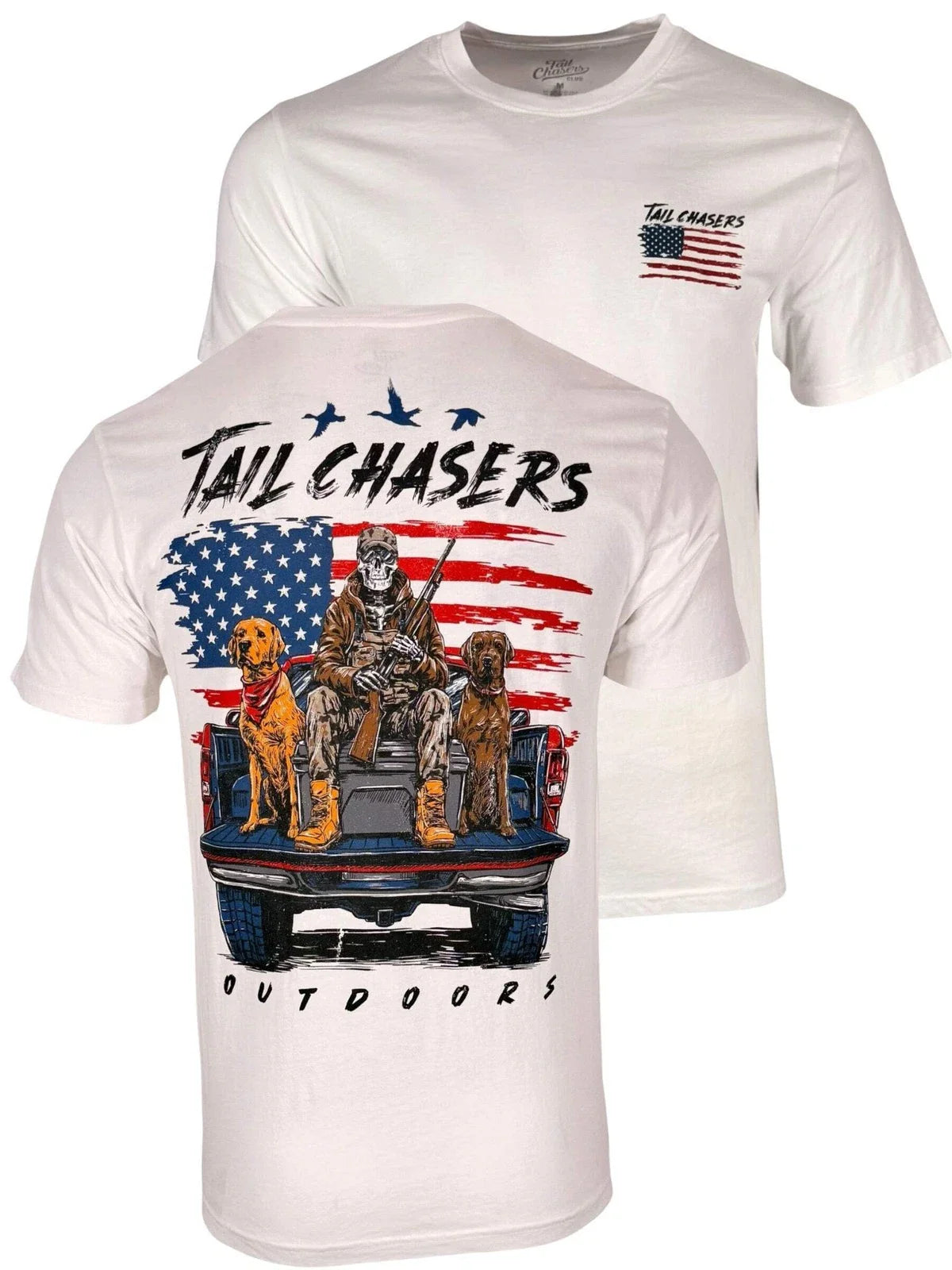 Tail Chasers Club Mens T-shirt Skeleton Hunt Unisex T-shirt, Sweatshirt, Hoodie, Long Sleeve Tee - T-Shirt, Sweatshirt, Hoodie
