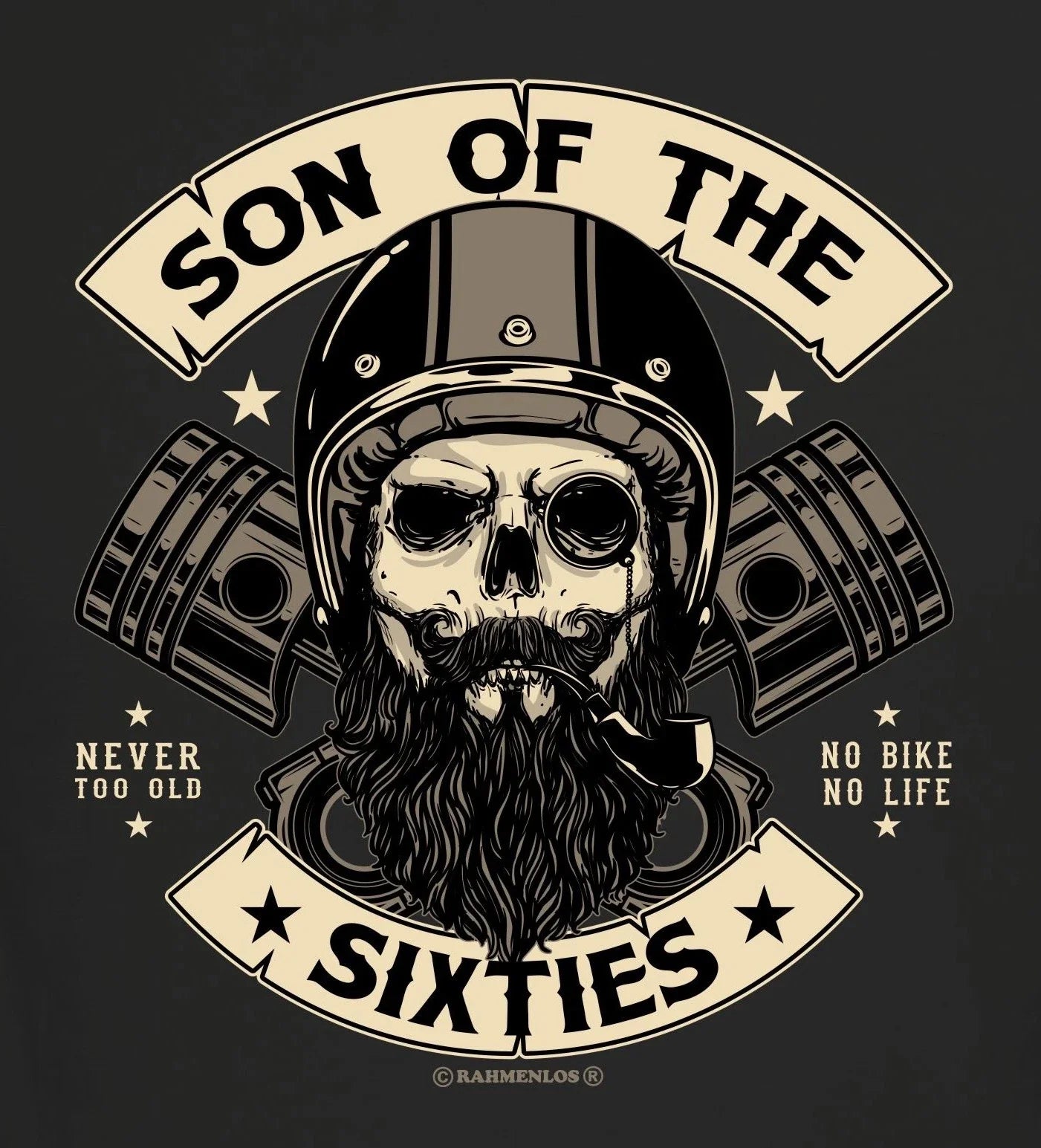 Men's Biker T-Shirt Son Of The Sixties Funny Quotes Shirts Men's Gifts Unisex T-shirt, Sweatshirt, Hoodie, Long Sleeve Tee - T-Shirt, Sweatshirt, Hoodie