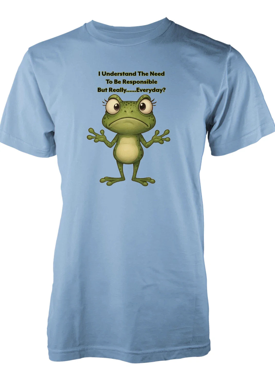 BNWT  Frog Adult T-Shirt with Free Personalisation - Responsible Really Birthday Unisex T-shirt, Sweatshirt, Hoodie, Long Sleeve Tee - T-Shirt, Sweatshirt, Hoodie