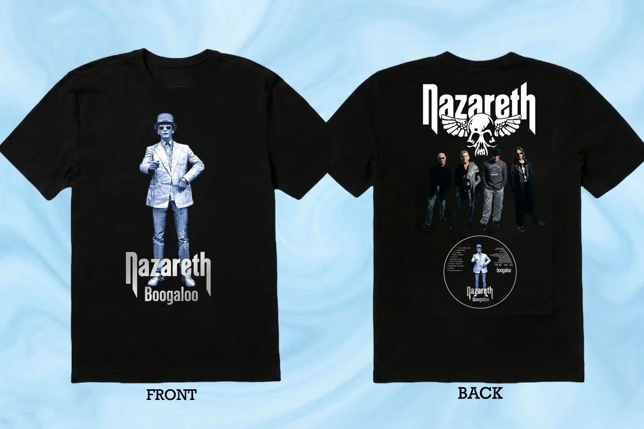 Nazareth Band Boogaloo 1999 Tour Custom For Fans T-shirt S to 5XL 2F2156 Unisex T-shirt, Sweatshirt, Hoodie, Long Sleeve Tee - T-Shirt, Sweatshirt, Hoodie