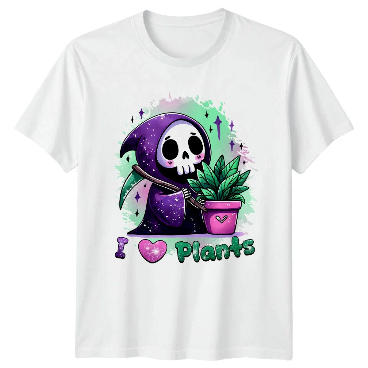 I Heart Plants T-Shirt Kawaii Goth Plant Gardening Gift For Him And Her Unisex T-shirt, Sweatshirt, Hoodie, Long Sleeve Tee - T-Shirt, Sweatshirt, Hoodie