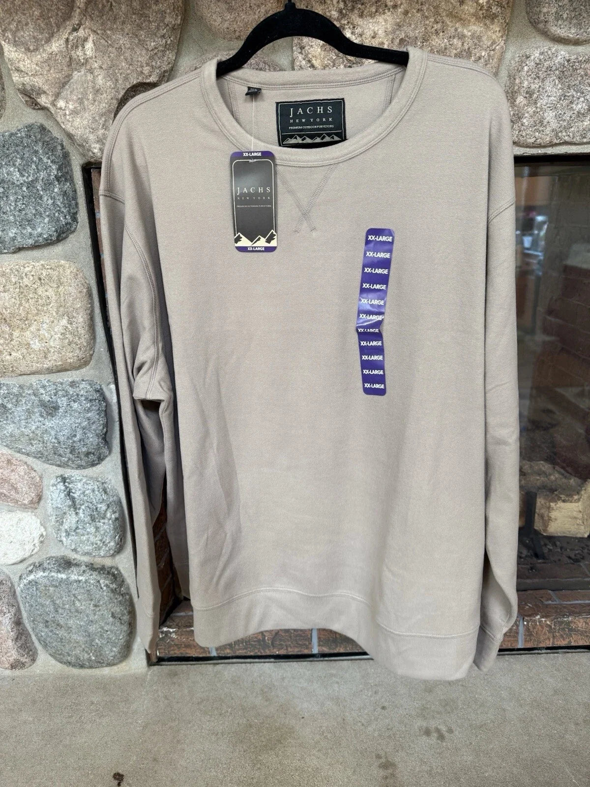 NWT Jachs Men's Ultra Soft Crew Tee Size XXL -Stone- Unisex T-shirt, Sweatshirt, Hoodie, Long Sleeve Tee - T-Shirt, Sweatshirt, Hoodie