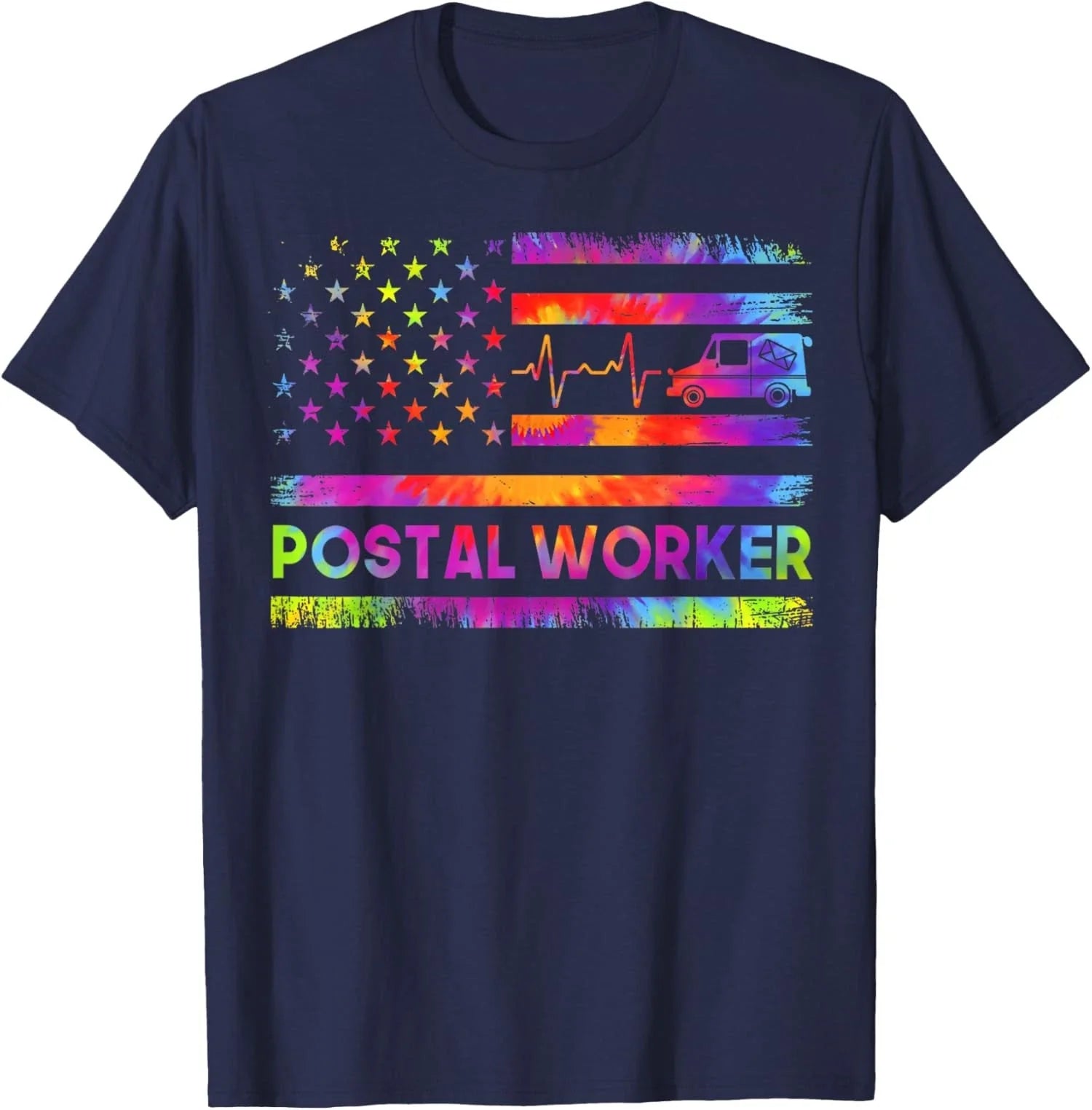 Postal Worker Vintage American Flag Postal Service T-Shirt Unisex T-shirt, Sweatshirt, Hoodie, Long Sleeve Tee - T-Shirt, Sweatshirt, Hoodie