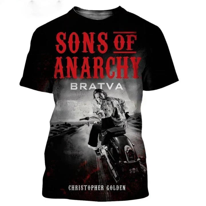 New Trendy Sons of Anarchy 3D Printed T Shirts Mens S-5XL HS521 Unisex T-shirt, Sweatshirt, Hoodie, Long Sleeve Tee - T-Shirt, Sweatshirt, Hoodie
