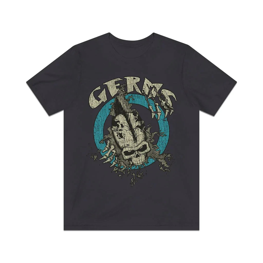 Germs (GI) Skull Ripper 1979 Vintage Men's T-Shirt Unisex T-shirt, Sweatshirt, Hoodie, Long Sleeve Tee - T-Shirt, Sweatshirt, Hoodie