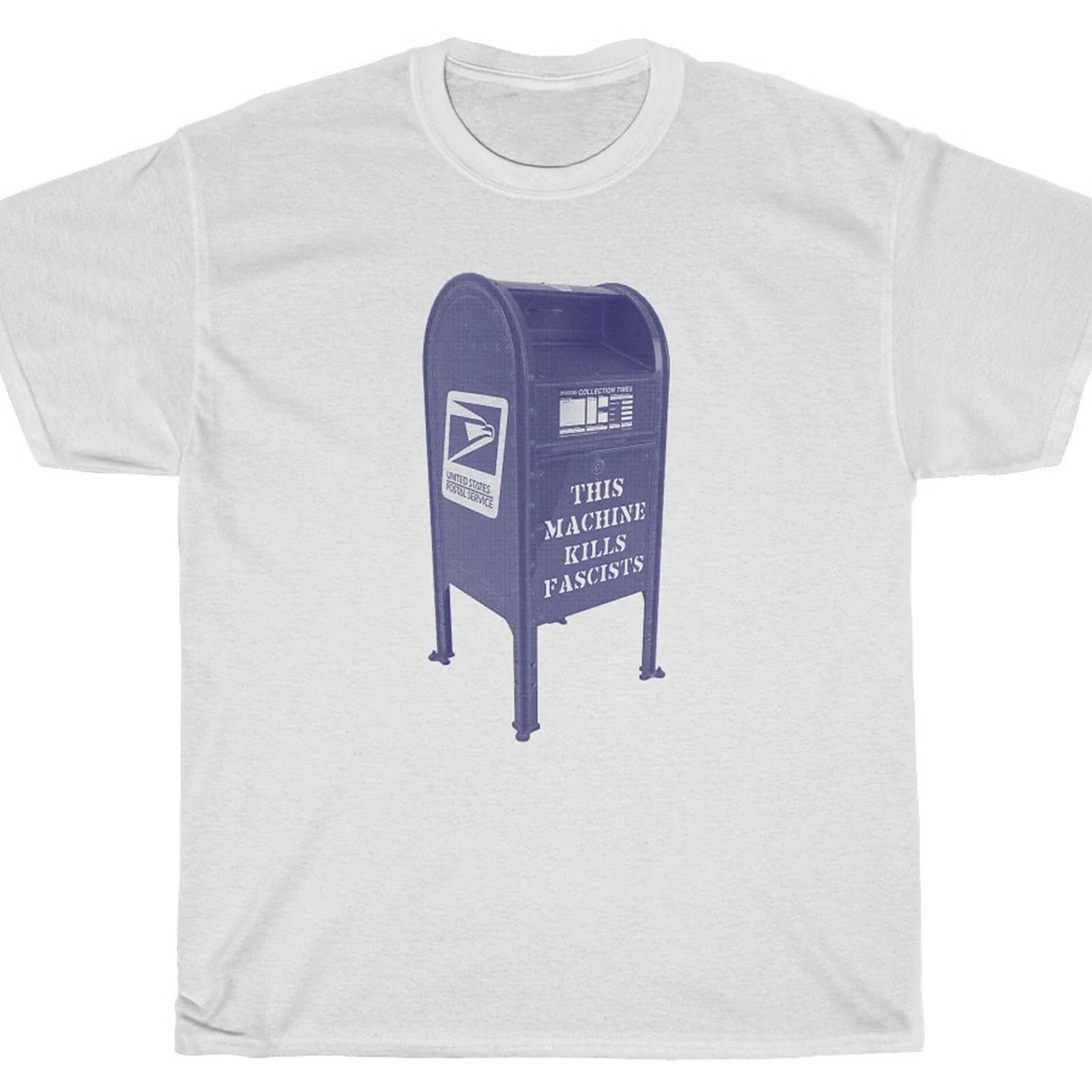 THIS MACHINE KILLS FASCISTS MAILBOX T-Shirt - Guthrie antifa blm Unisex T-shirt, Sweatshirt, Hoodie, Long Sleeve Tee - T-Shirt, Sweatshirt, Hoodie