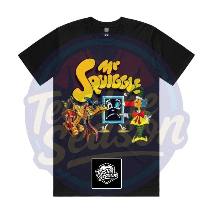 Mr Squiggle T-Shirt Unisex T-shirt, Sweatshirt, Hoodie, Long Sleeve Tee - T-Shirt, Sweatshirt, Hoodie