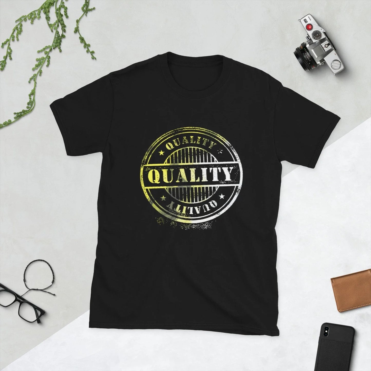 Short-Sleeve Unisex Custom T-Shirt - Stamped Unisex T-shirt, Sweatshirt, Hoodie, Long Sleeve Tee - T-Shirt, Sweatshirt, Hoodie