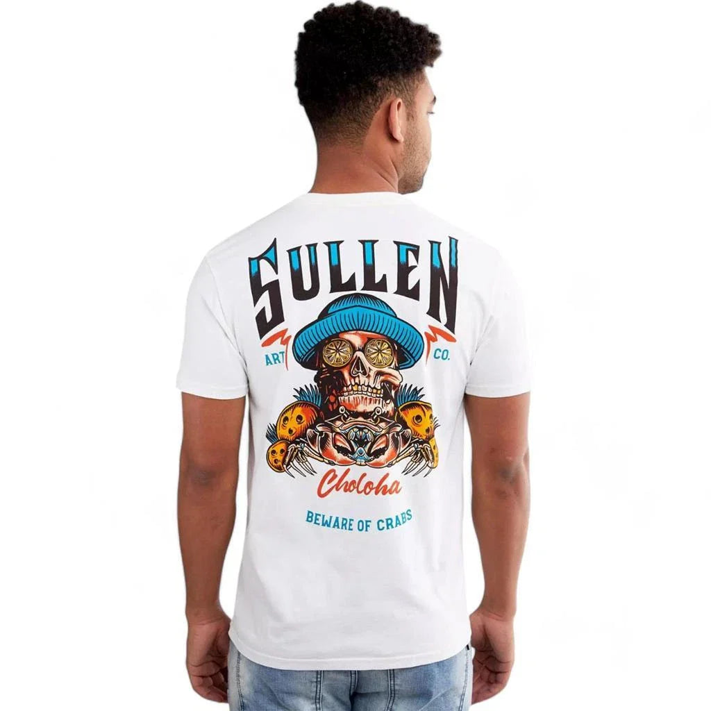 Men's Sullen Art Collective Choloha Crabs Off White Premium Tee T-Shirt S-4XL Unisex T-shirt, Sweatshirt, Hoodie, Long Sleeve Tee - T-Shirt, Sweatshirt, Hoodie