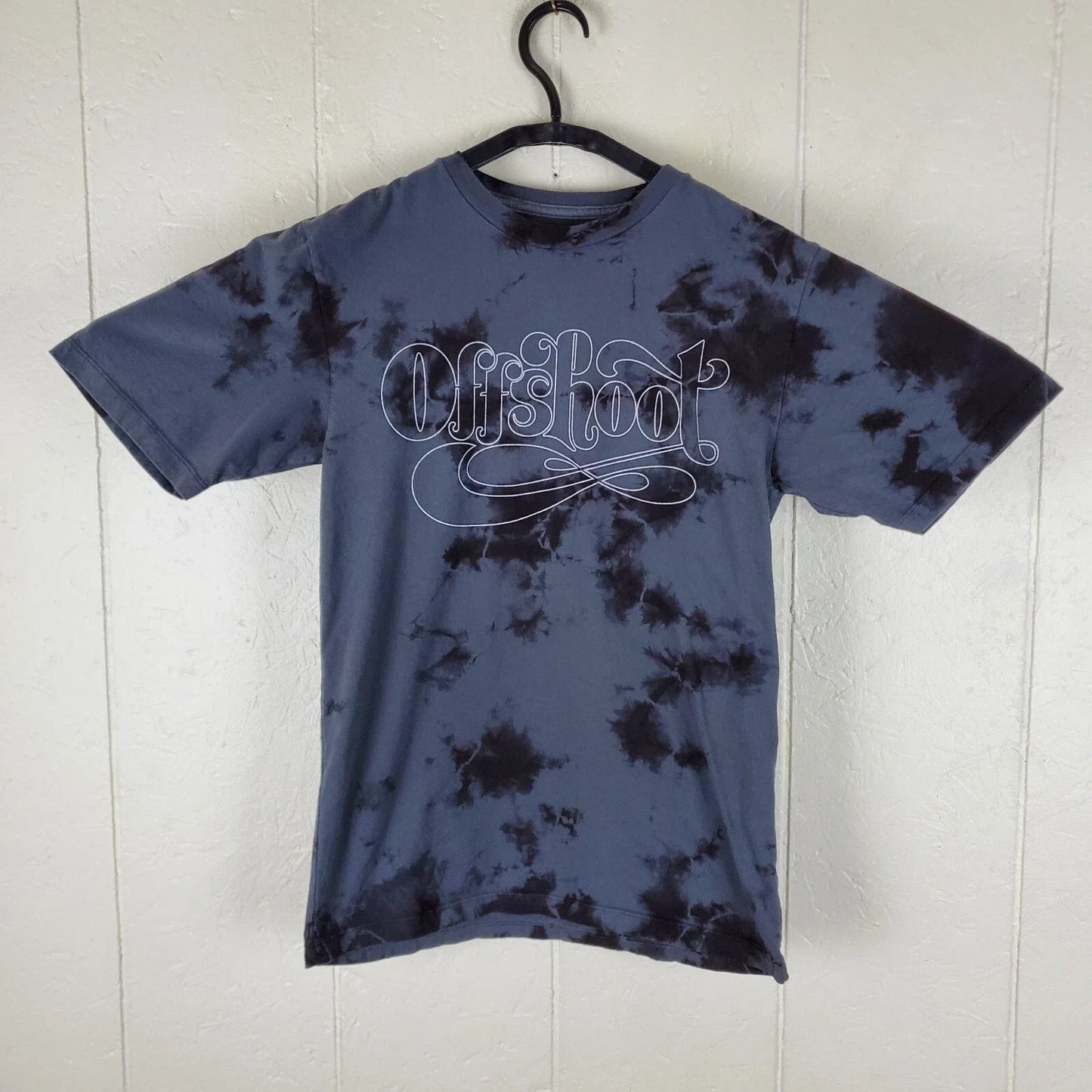 Offshoot Beer Co Shirt Mens Small Gray Tie Dye Graphic Crew Neck Short Sleeve Unisex T-shirt, Sweatshirt, Hoodie, Long Sleeve Tee - T-Shirt, Sweatshirt, Hoodie