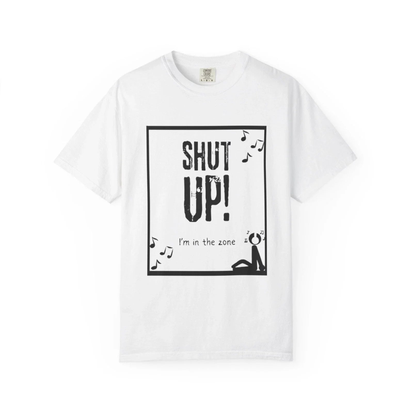Funny Quote Music Zone T-shirt Unisex T-shirt, Sweatshirt, Hoodie, Long Sleeve Tee - T-Shirt, Sweatshirt, Hoodie