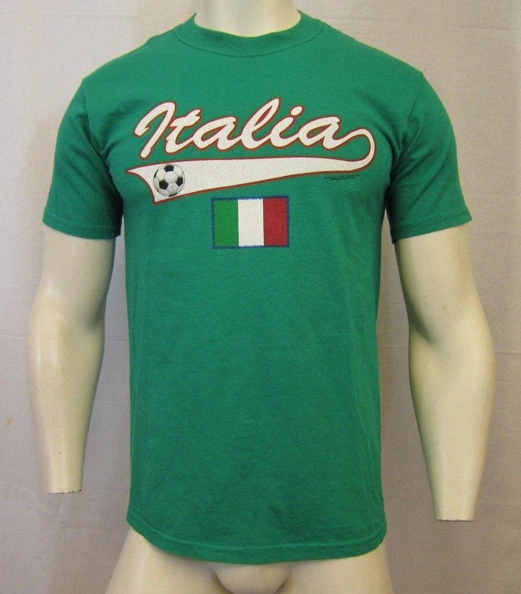 LOVE UNLIMITED ITALIA SOCCER BALL GRAPHIC CREW NECK T-SHIRT SZ SM GREEN Unisex T-shirt, Sweatshirt, Hoodie, Long Sleeve Tee - T-Shirt, Sweatshirt, Hoodie