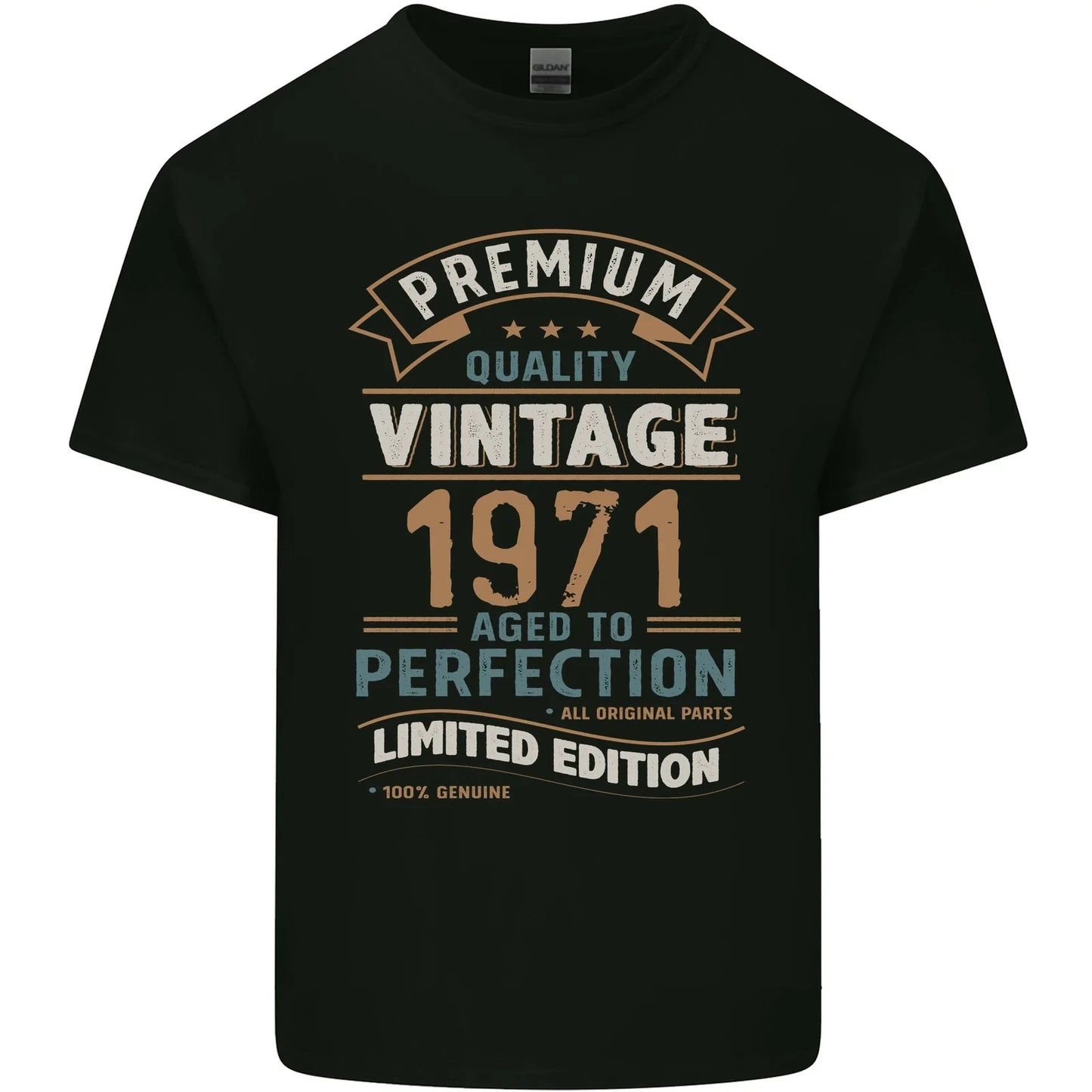 Premium Vintage 55th Birthday 1971 Mens Light Cotton T-Shirt Unisex T-shirt, Sweatshirt, Hoodie, Long Sleeve Tee - T-Shirt, Sweatshirt, Hoodie