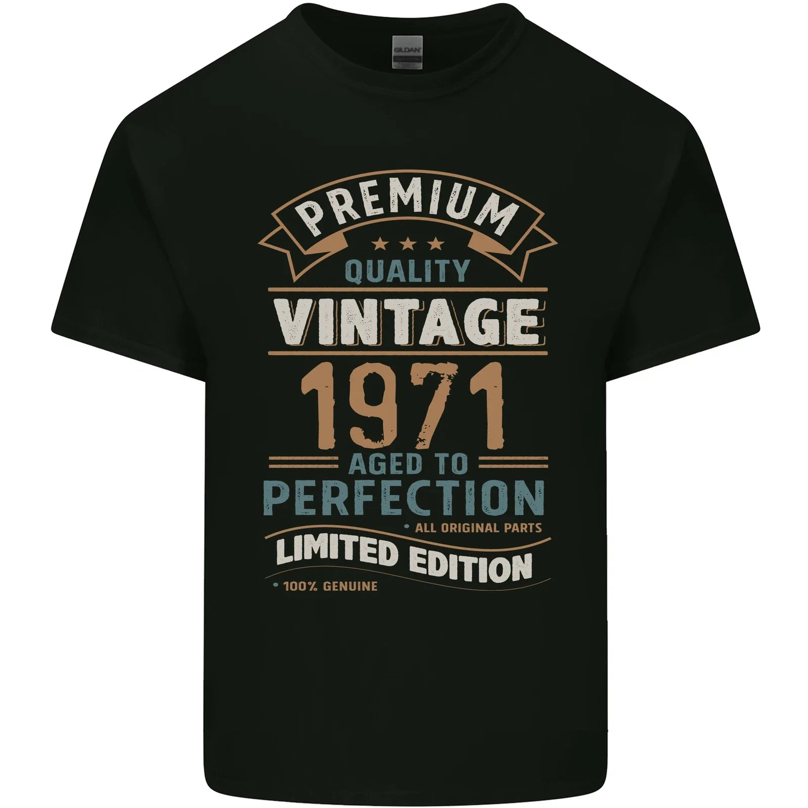 Premium Vintage 55th Birthday 1971 Mens Light Cotton T-Shirt Unisex T-shirt, Sweatshirt, Hoodie, Long Sleeve Tee - T-Shirt, Sweatshirt, Hoodie