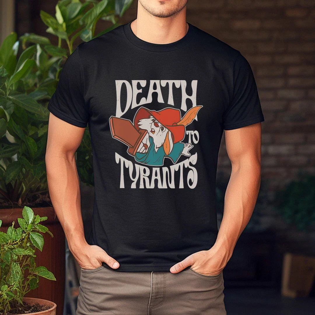 Skippy Rabbit Death To Tyrants T-Shirt Unisex T-shirt, Sweatshirt, Hoodie, Long Sleeve Tee - T-Shirt, Sweatshirt, Hoodie