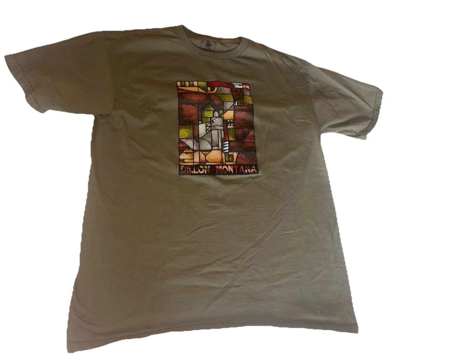 VTG Duck Company, Creative Revolution - Dillon Montana T-shirt SZ L Abstract Art Unisex T-shirt, Sweatshirt, Hoodie, Long Sleeve Tee - T-Shirt, Sweatshirt, Hoodie